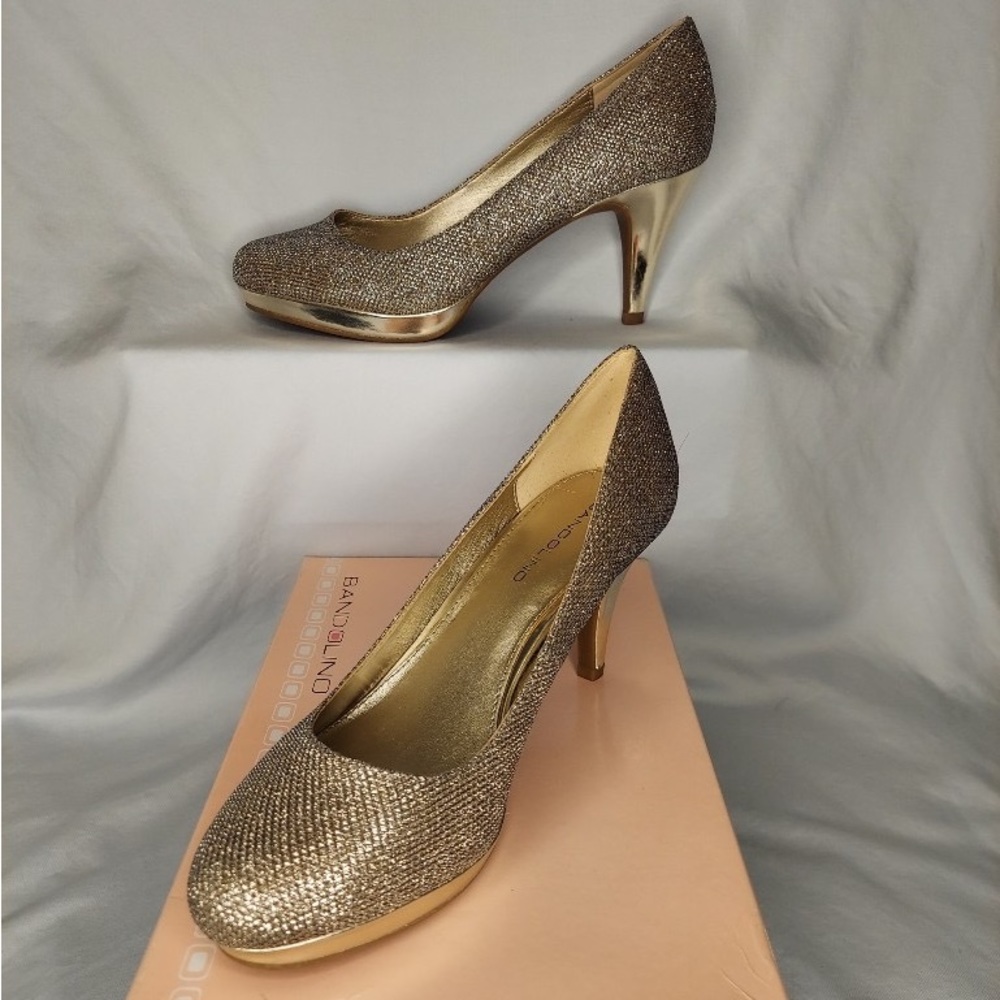 Gold pumps